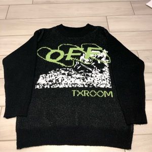 Off White Playboi Carti Inspired Knitted Sweater